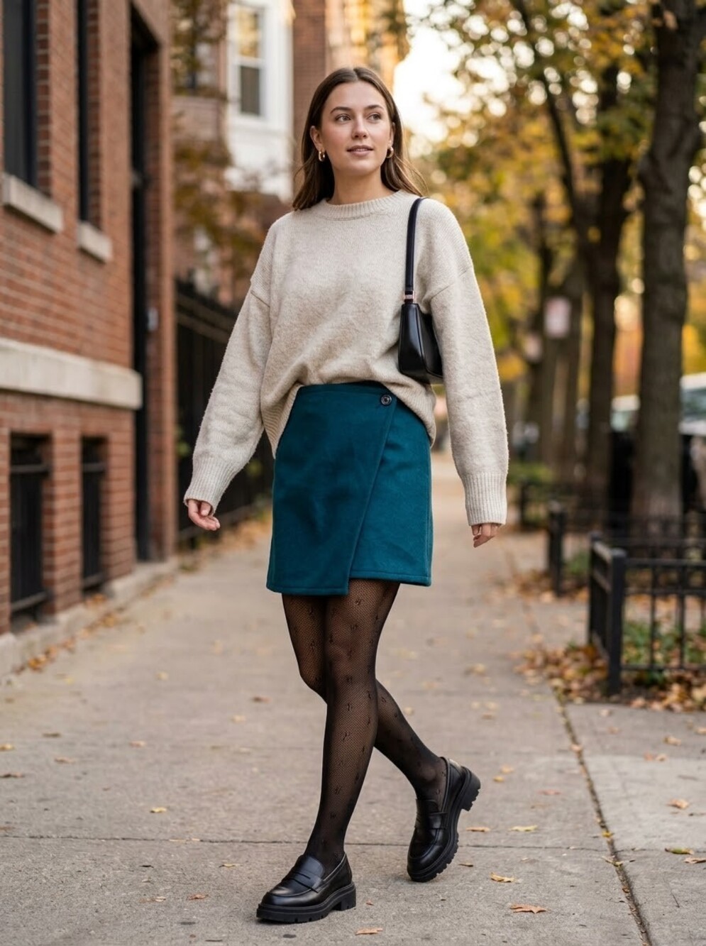 LOFT Turquoise Women's Wool Wrap Skirt Size 4